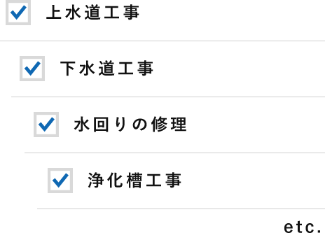 有限会社羽生田設備工業にお任せください